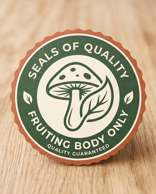 100% Real Fruiting Bodies